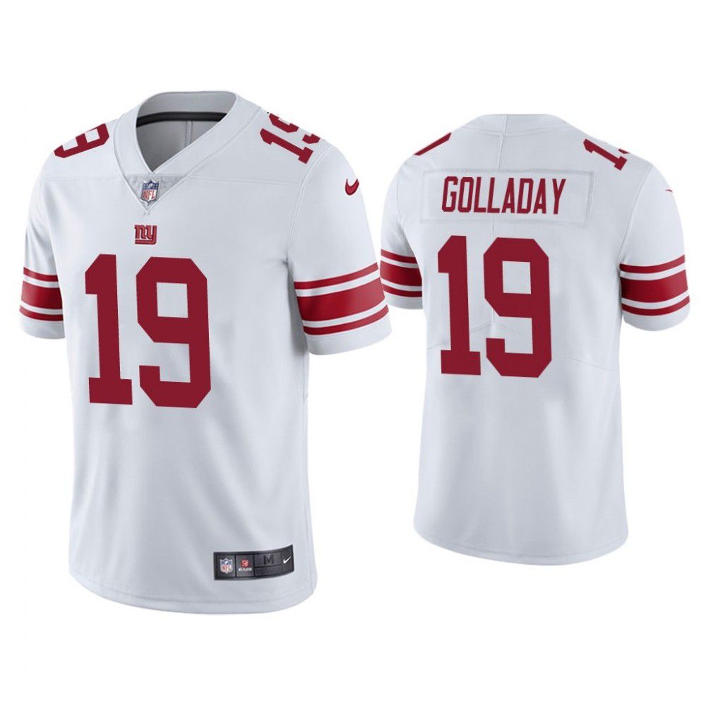 Men New York Giants #19 Kenny Golladay Nike White Vapor Limited NFL Jersey->new york giants->NFL Jersey